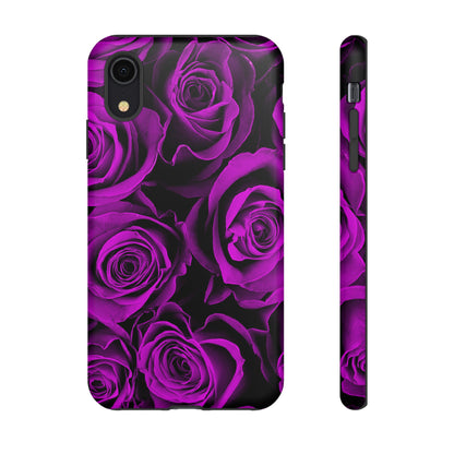 Protective Phone Case – Amethyst Roses