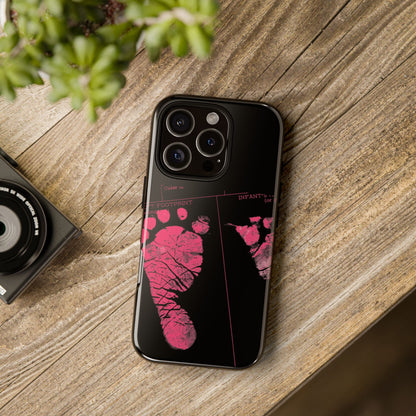 Protective Phone Case – Mom’s Little Pink Footprints