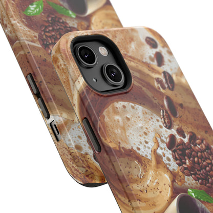 Impact-Resistant Phone Case – Love at First Sip – Compatible with iPhone 11–17 & Samsung Galaxy S22–S26 Series