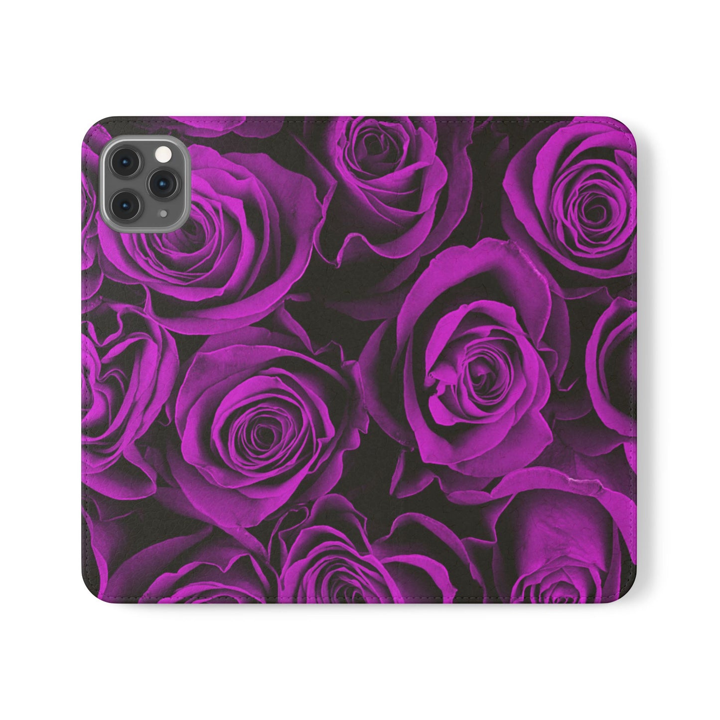 Flip Case – Amethyst Roses