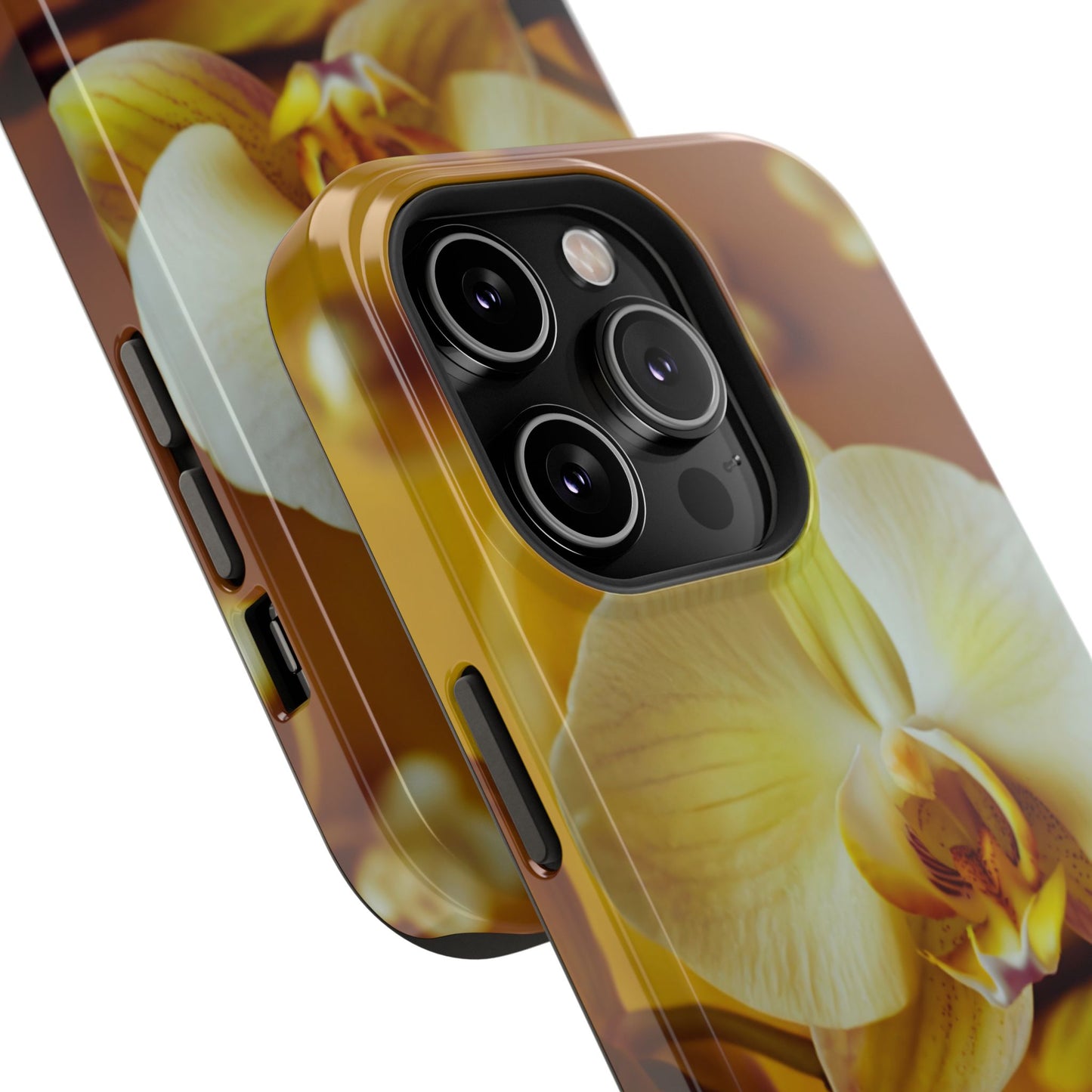 Protective Phone Case – Amber Orchid