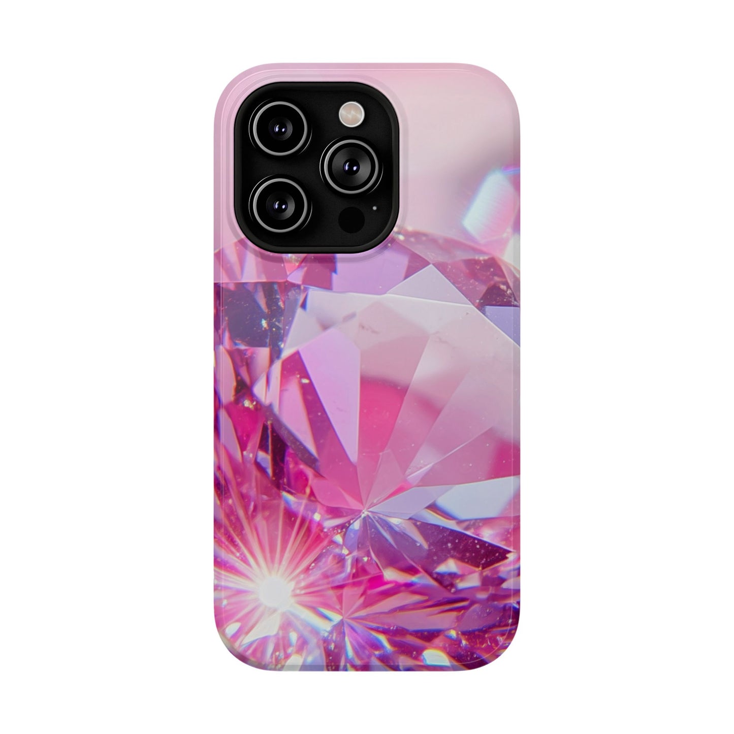 Impact-Resistant Phone Case – Pink Ice