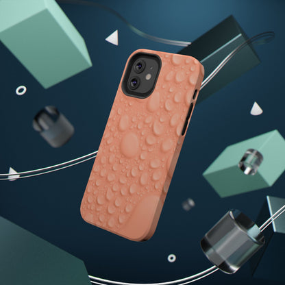 Impact-Resistant Phone Case – Apricot Rain