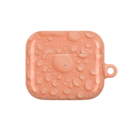 Earbud Case Cover – Apricot Rain