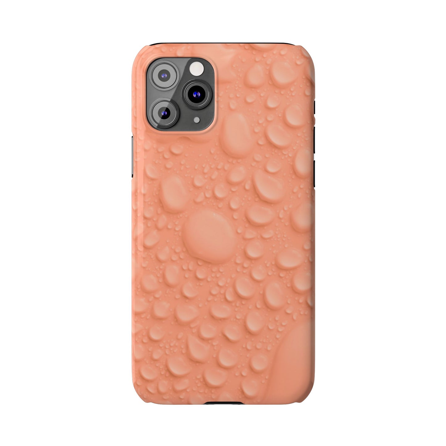 Slim Phone Case – Apricot Rain
