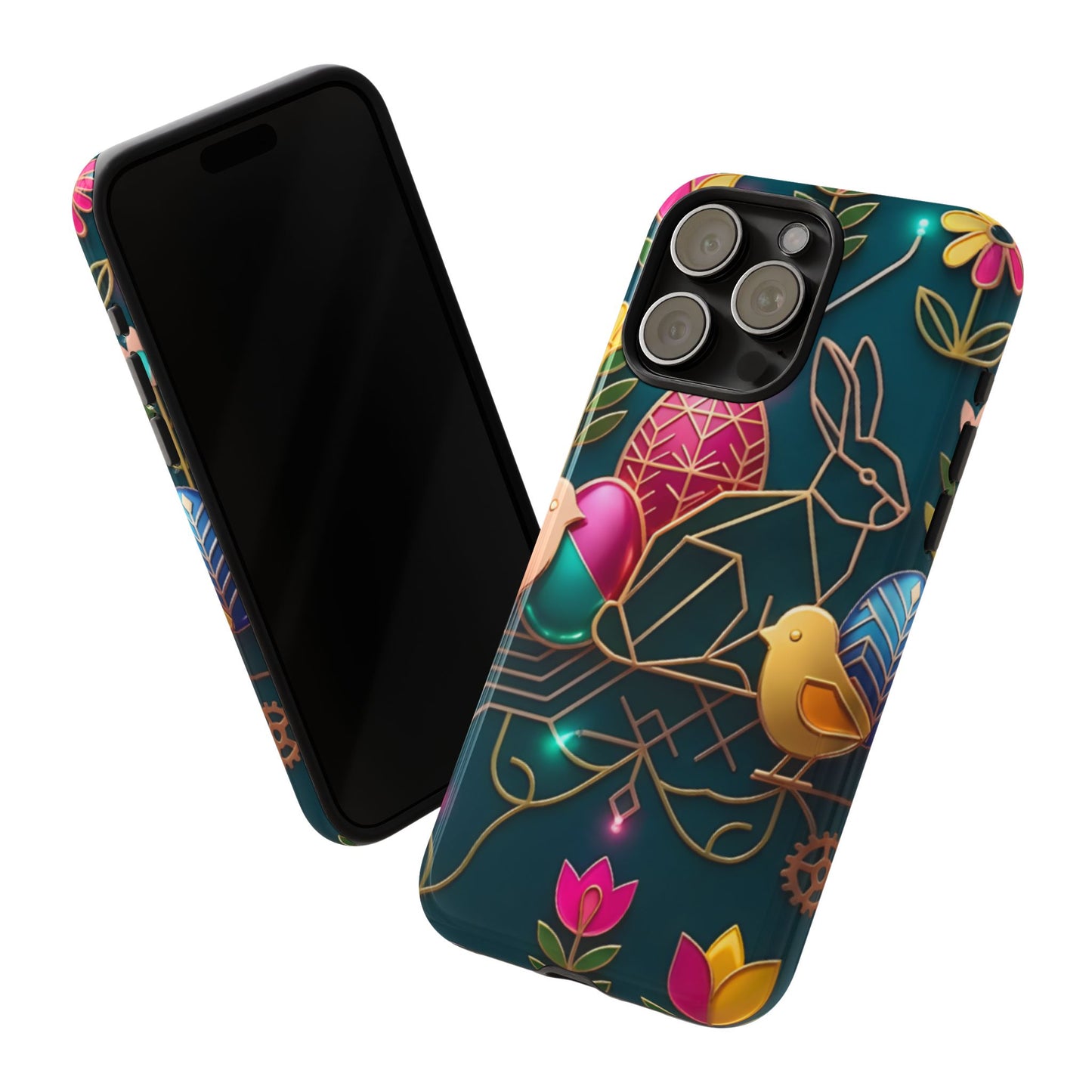 Protective Phone Case – Jeweled Garden