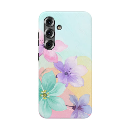 Impact-Resistant Phone Case – Water Petal