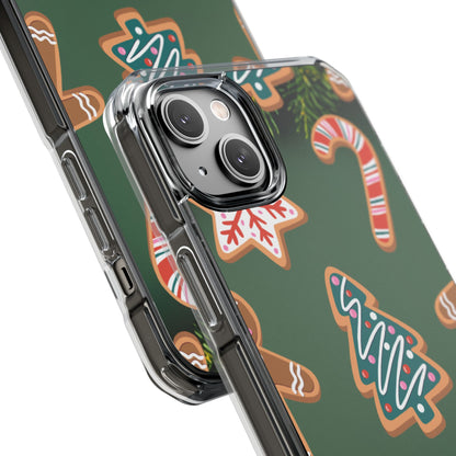 Clear Magnetic Phone Case – Cookie Season – Compatible with iPhone 14–17 Series