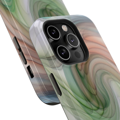 Impact-Resistant Phone Case – Marble Flow