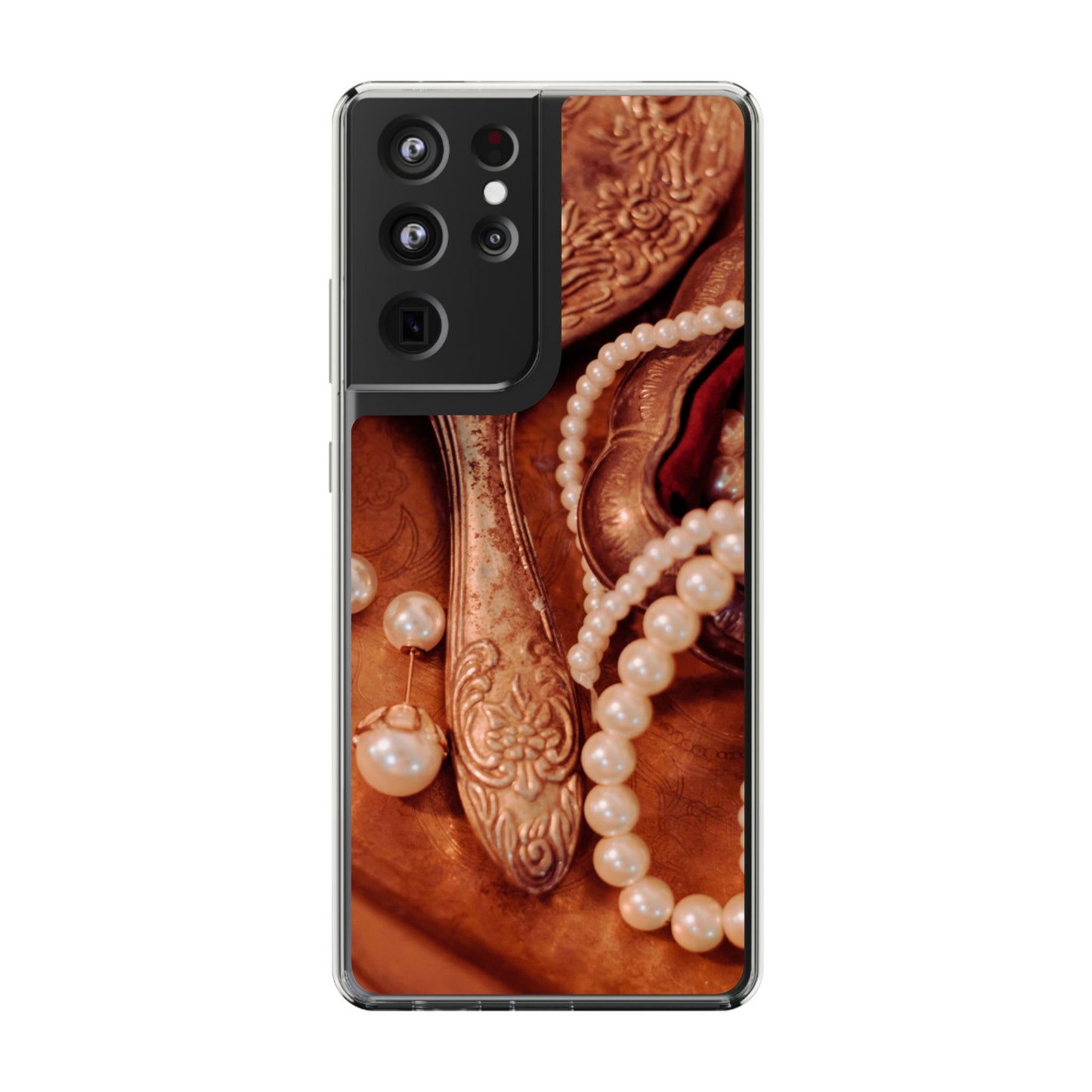 Clear Phone Case – Bronze Vanity