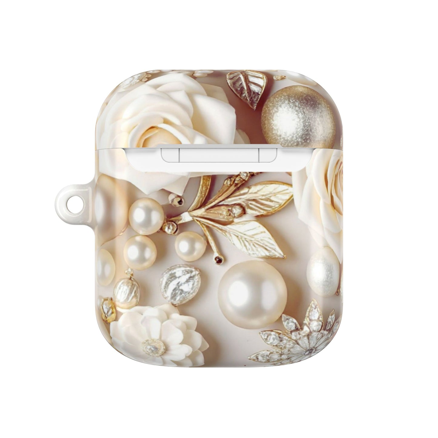 Earbud Case Cover – Ivory Opulence