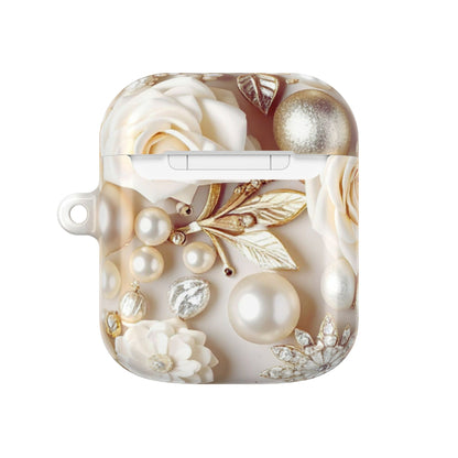 Earbud Case Cover – Ivory Opulence