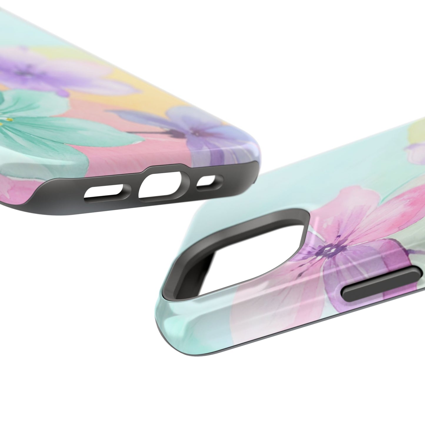 Impact-Resistant Phone Case – Water Petal
