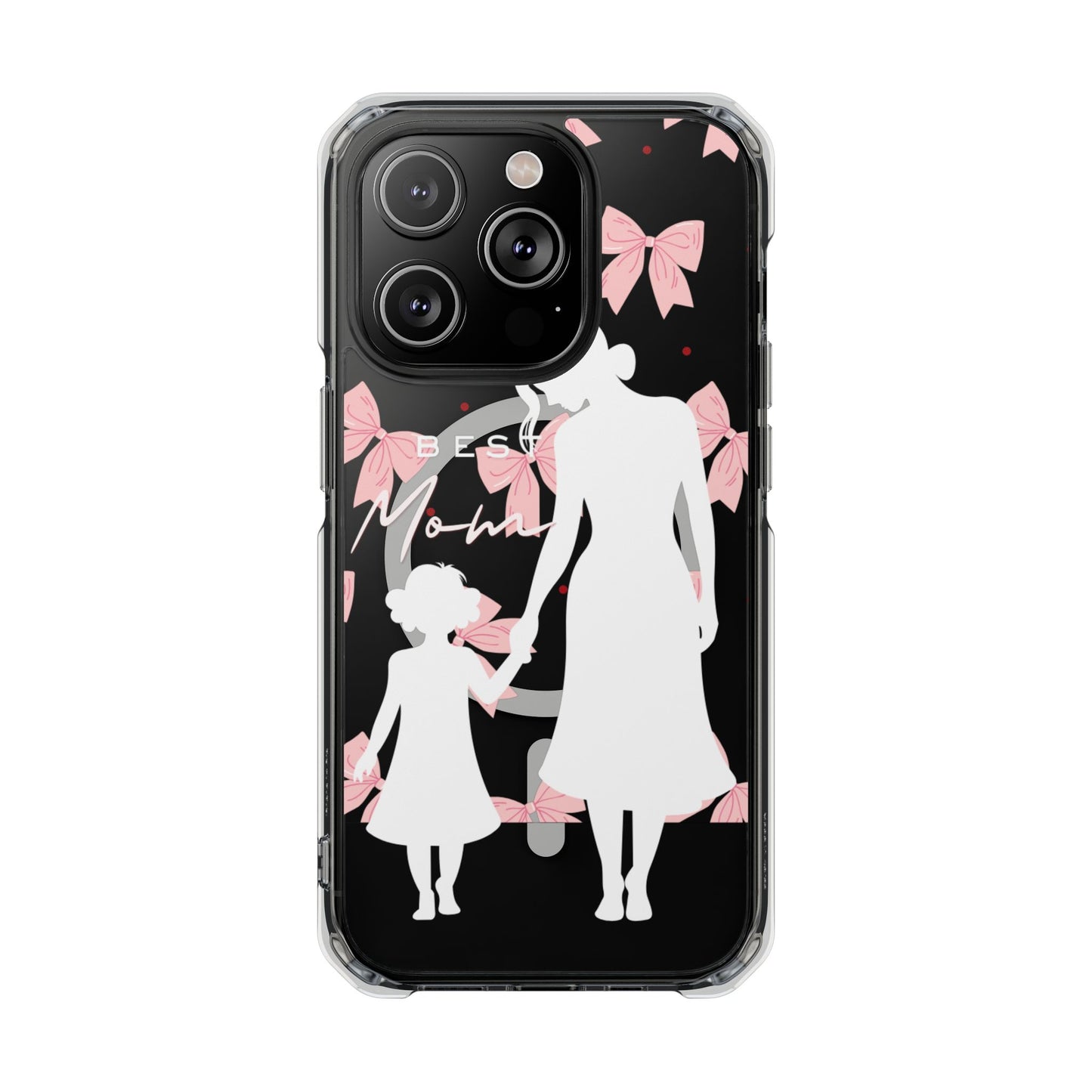 Clear Magnetic Phone Case – Best Mom: My Little Girl