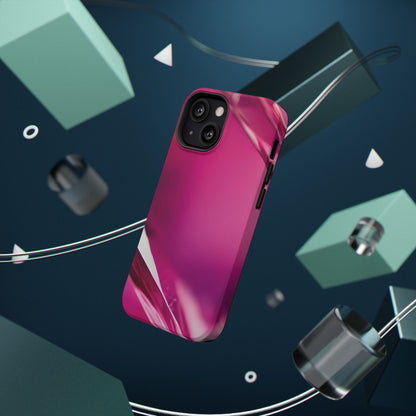 Impact-Resistant Phone Case – Magenta Motion