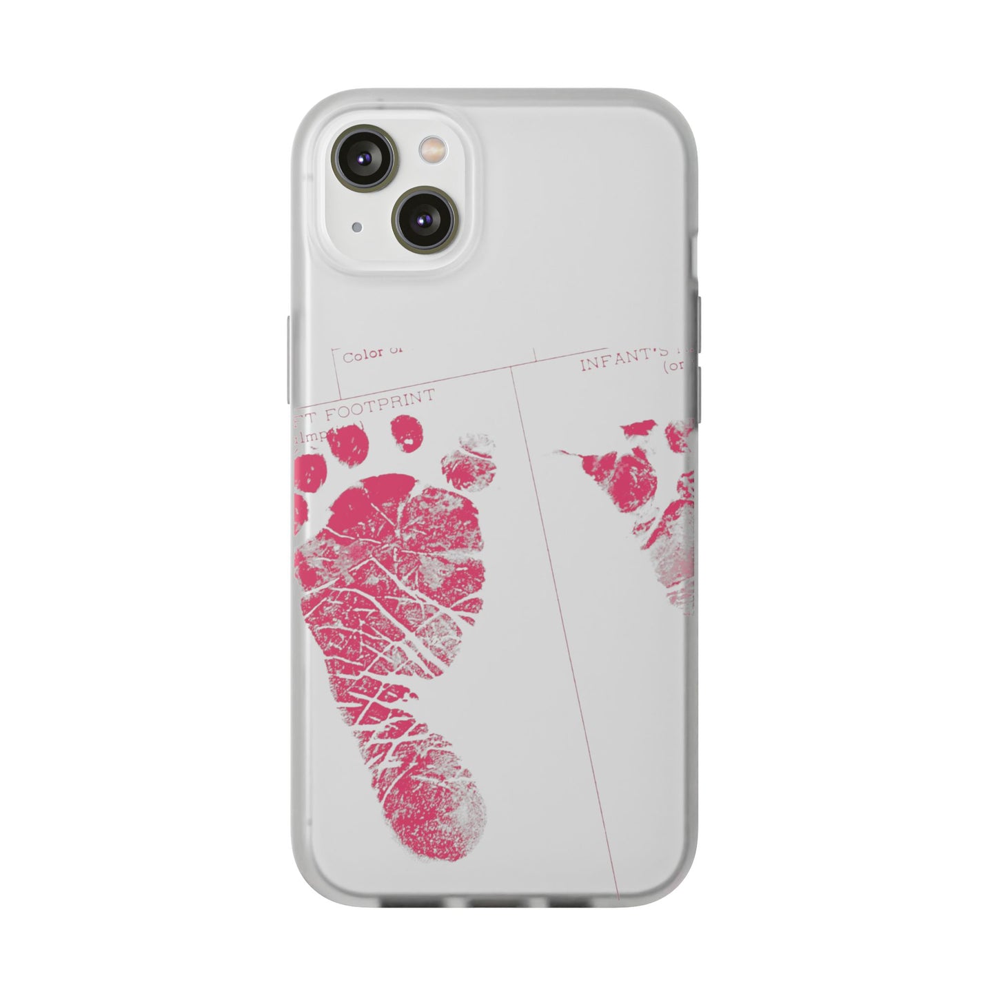 Flexi Case – Mom’s Little Pink Footprints