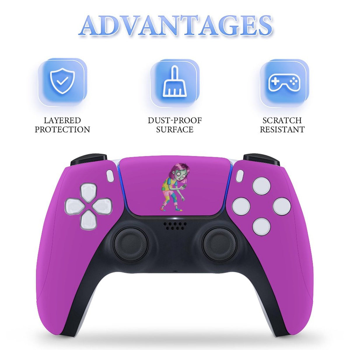 Console Skin Kit – Game Over – Compatible with PlayStation 5 Slim Digital Edition