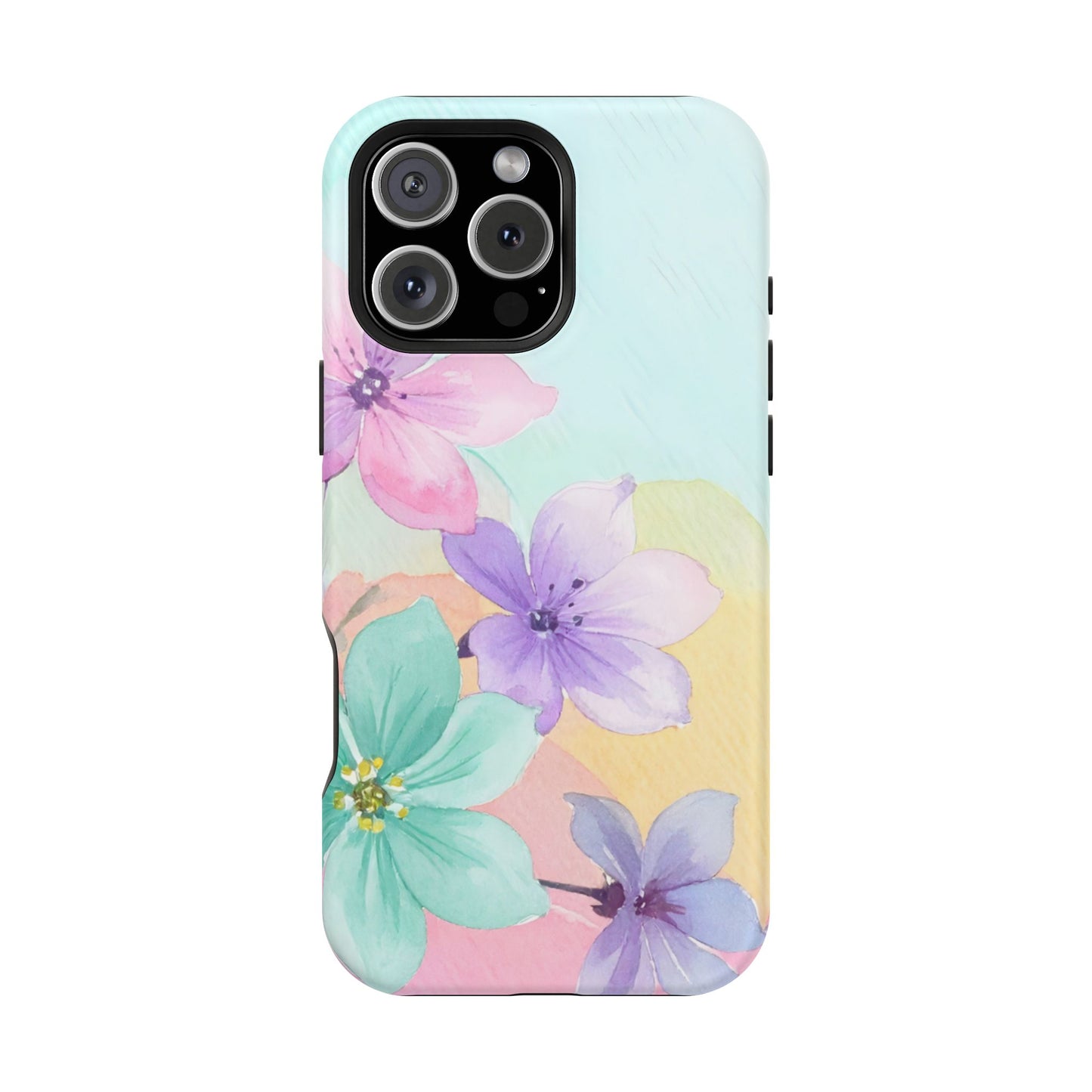 Wireless-Charging Compatible Case – Water Petal