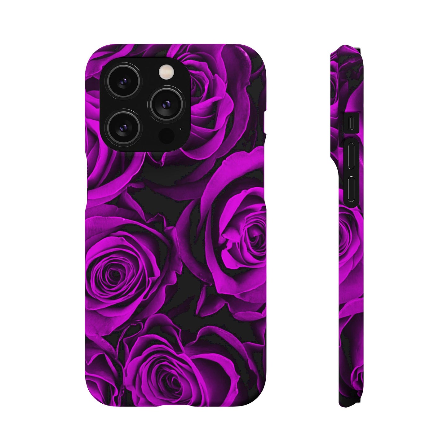 Snap Phone Case – Amethyst Roses