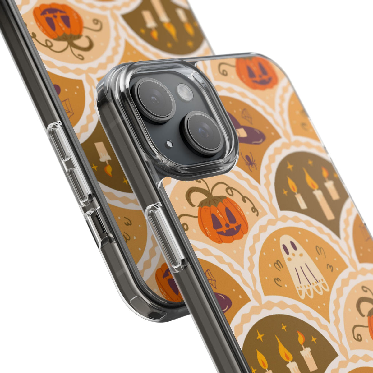 Clear Phone Case – Vintage Haunt – Compatible with iPhone 13–17 & Samsung Galaxy S25–S26 Series