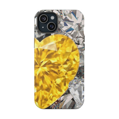 Wireless-Charging Compatible Case – Heart of Gold
