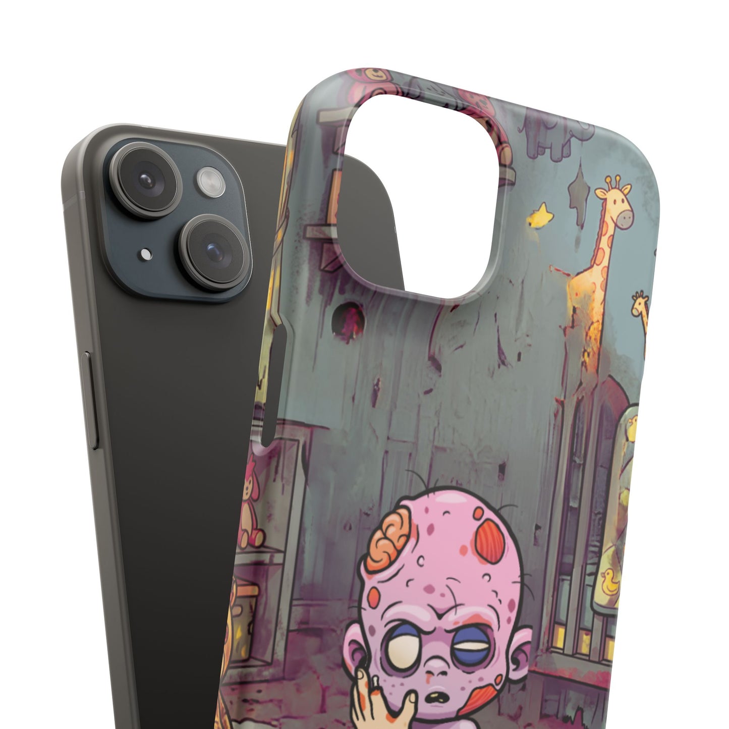 Phone Case — Creepy Cute Zombie Baby Nursery Design