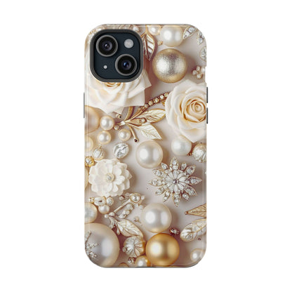 Impact-Resistant Phone Case – Ivory Opulence