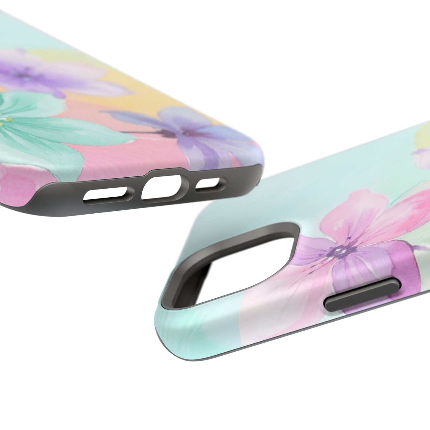 Impact-Resistant Phone Case – Water Petal