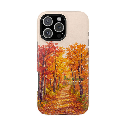 Wireless-Charging Compatible Case – Autumn Remembered – Compatible with iPhone 13–17 & Samsung Galaxy S25–S26 Series