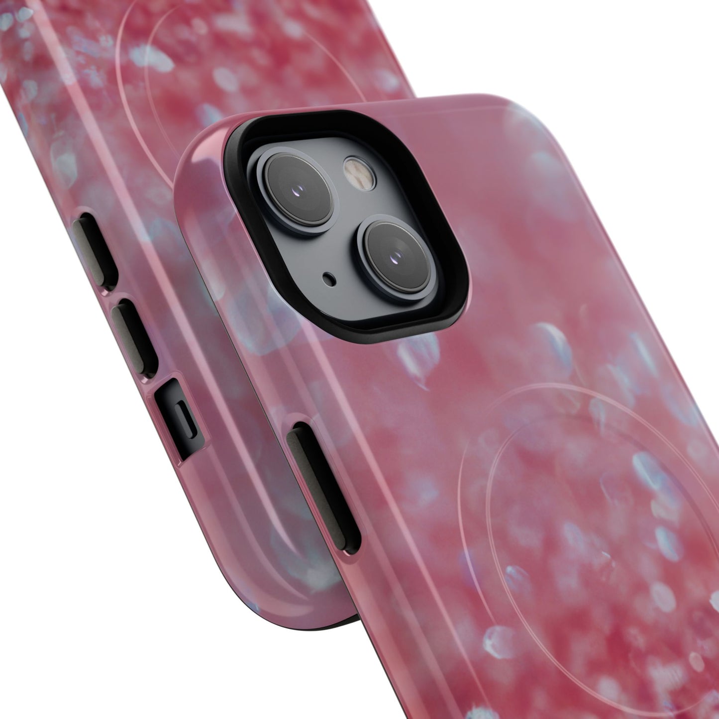 Protective Magnetic Phone Case – Rosé Sparkle