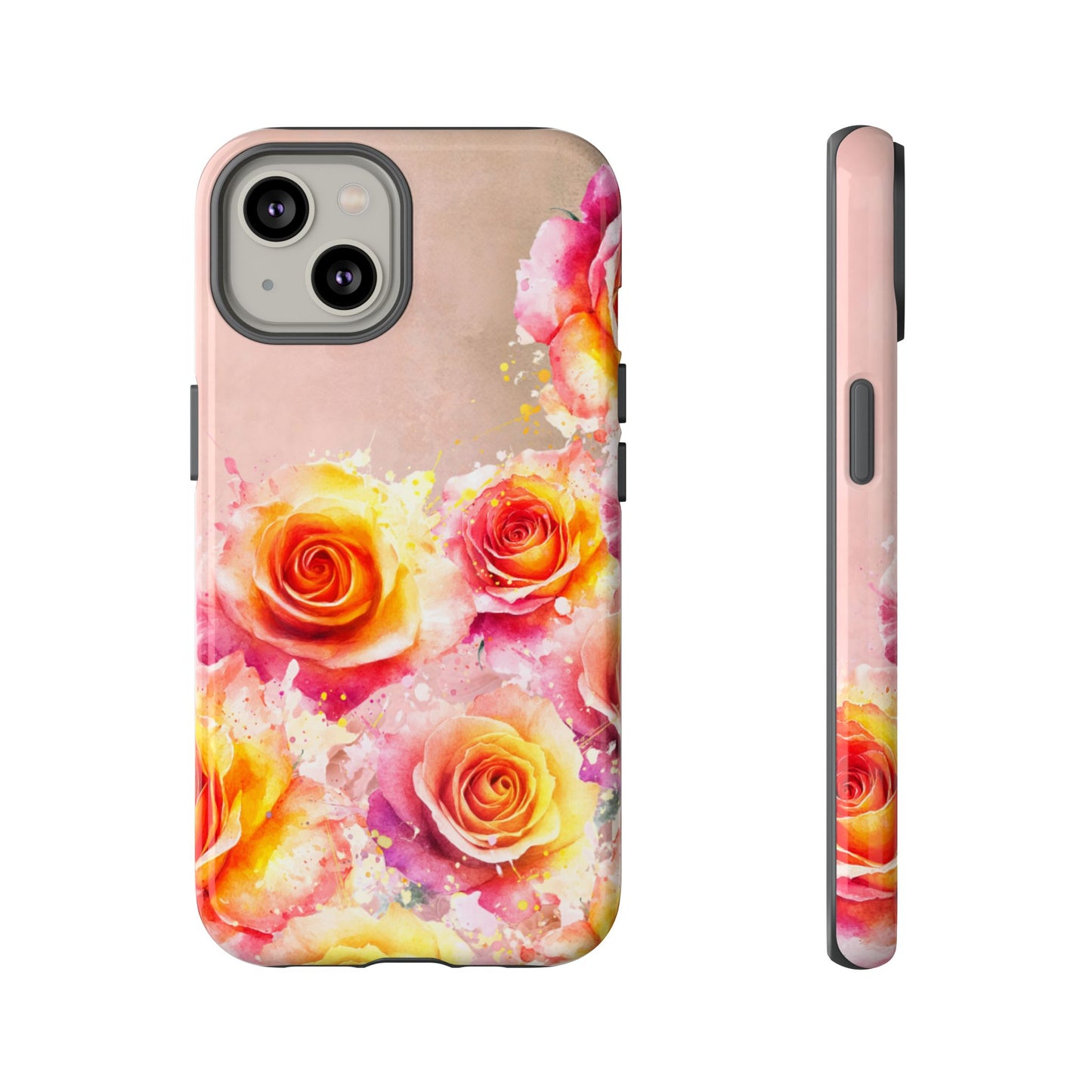 Protective Phone Case – Sunset Roses