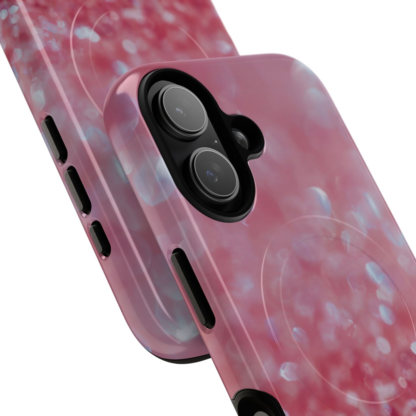Protective Magnetic Phone Case – Rosé Sparkle