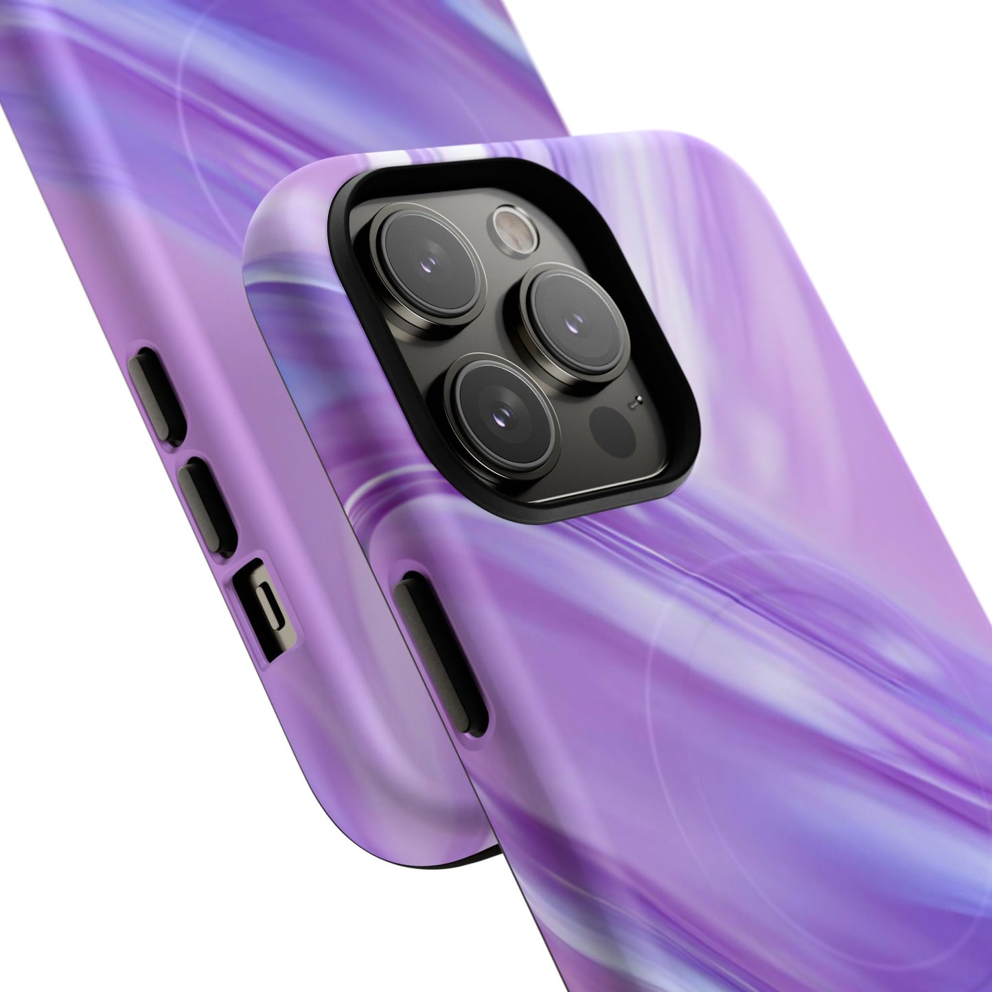 Protective Magnetic Phone Case – Lavender Wave