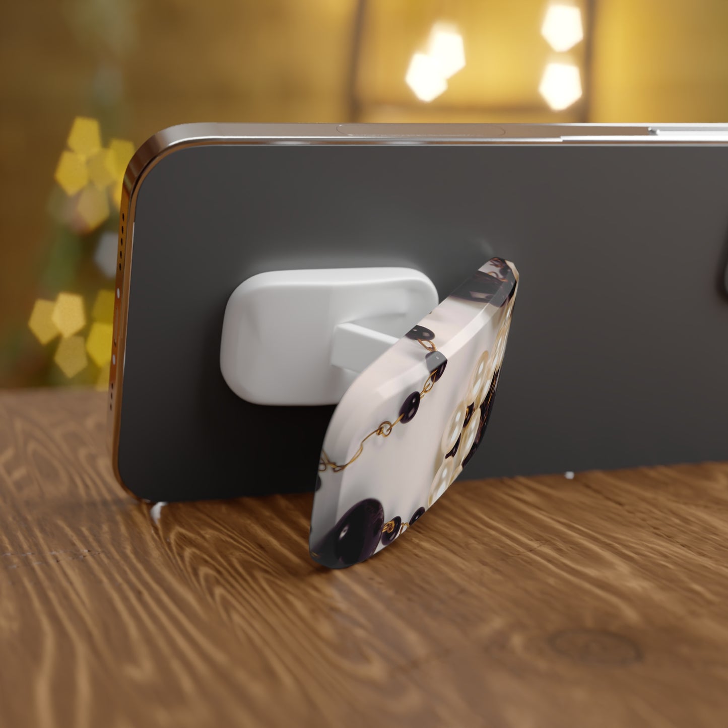 Phone Grip – Noir Pearl