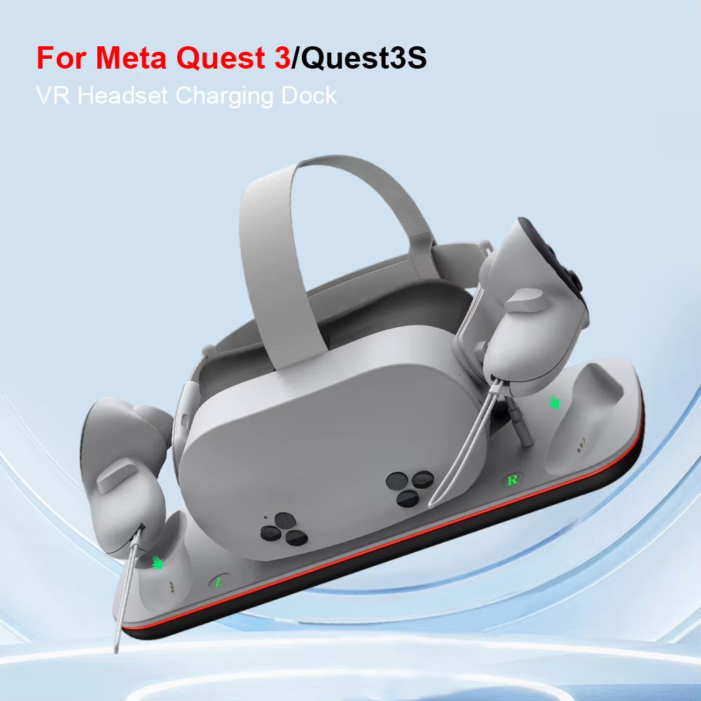 Meta Quest 3/3S Fast Charging Dock: LED Indicator