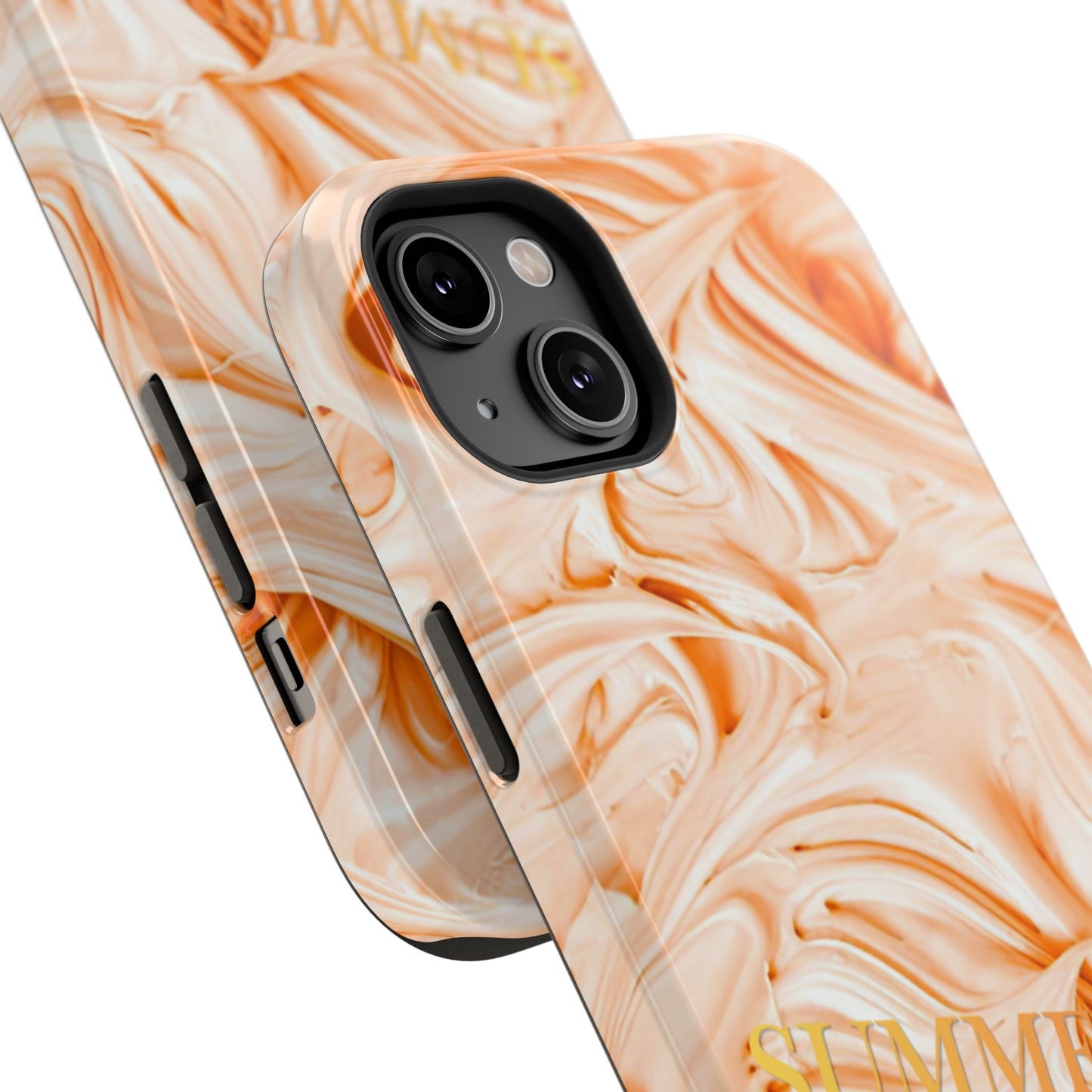 Impact-Resistant Phone Case – Peach Sorbet