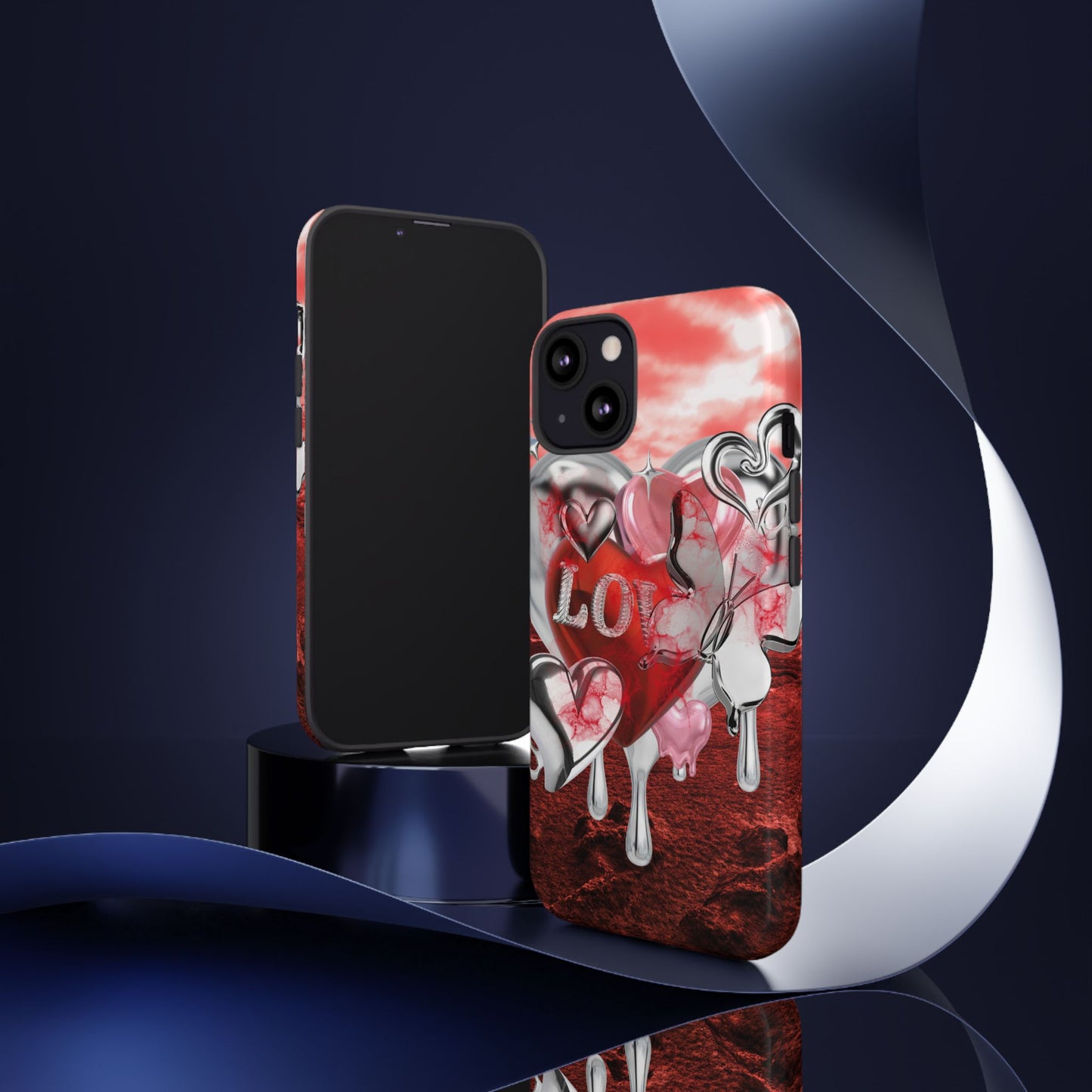 Protective Phone Case – Chrome Love