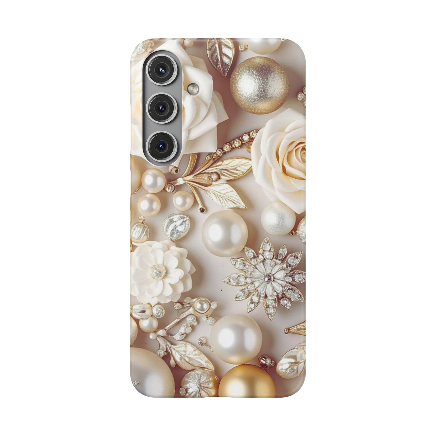 Snap Phone Case – Ivory Opulence