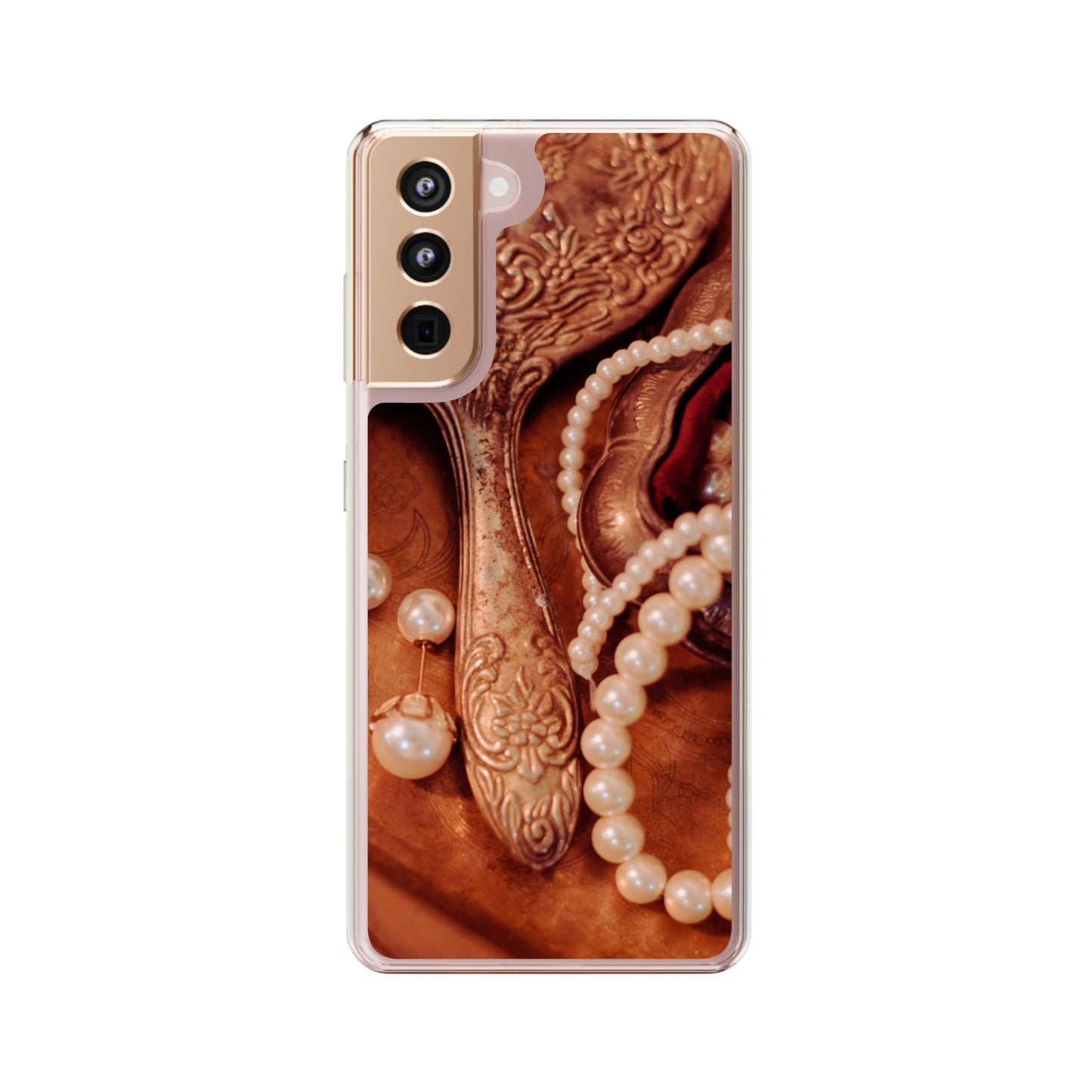 Clear Phone Case – Bronze Vanity