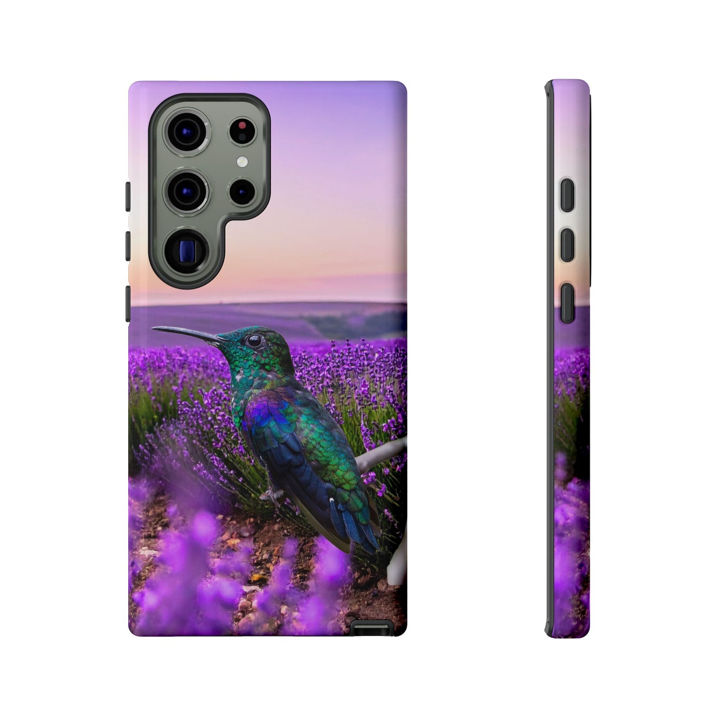 Protective Phone Case – Hummingbird Reverie