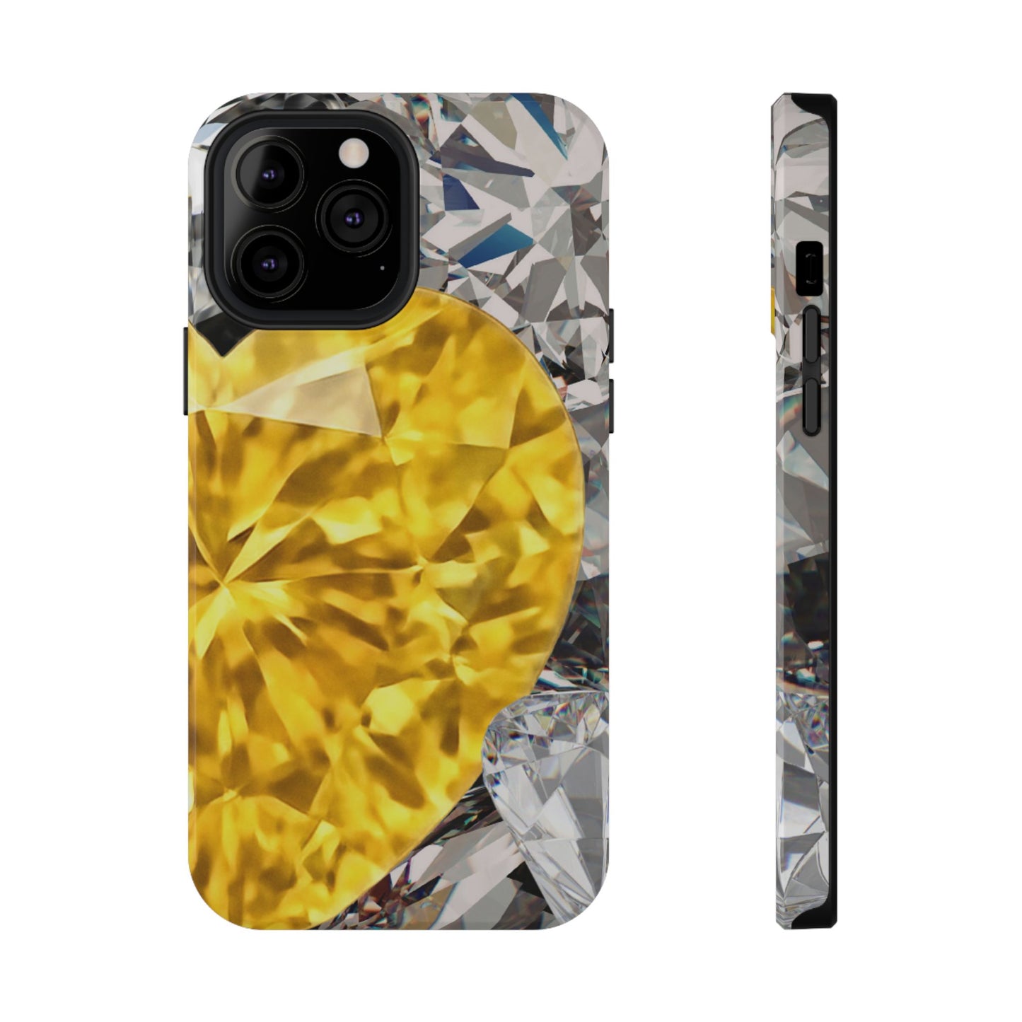 Impact-Resistant Phone Case – Heart of Gold