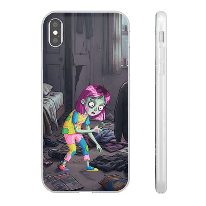 Zombie Girl Phone Case — Cute Creepy Cartoon Phone Cover