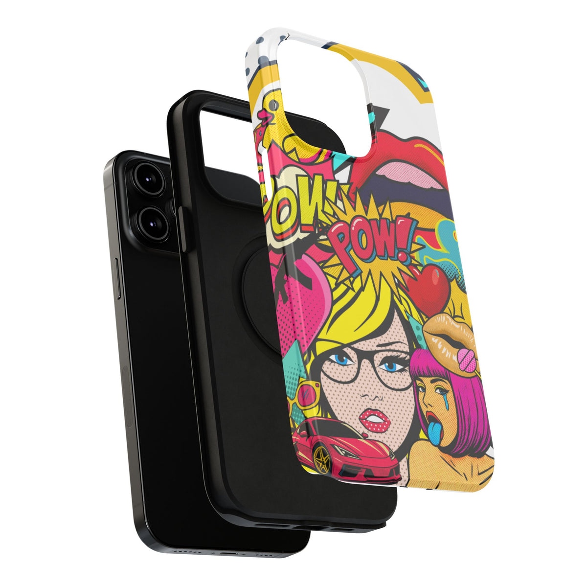 Impact-Resistant Phone Case – Pop Off – Compatible with iPhone 11–17 & Samsung Galaxy S22–S26 Series