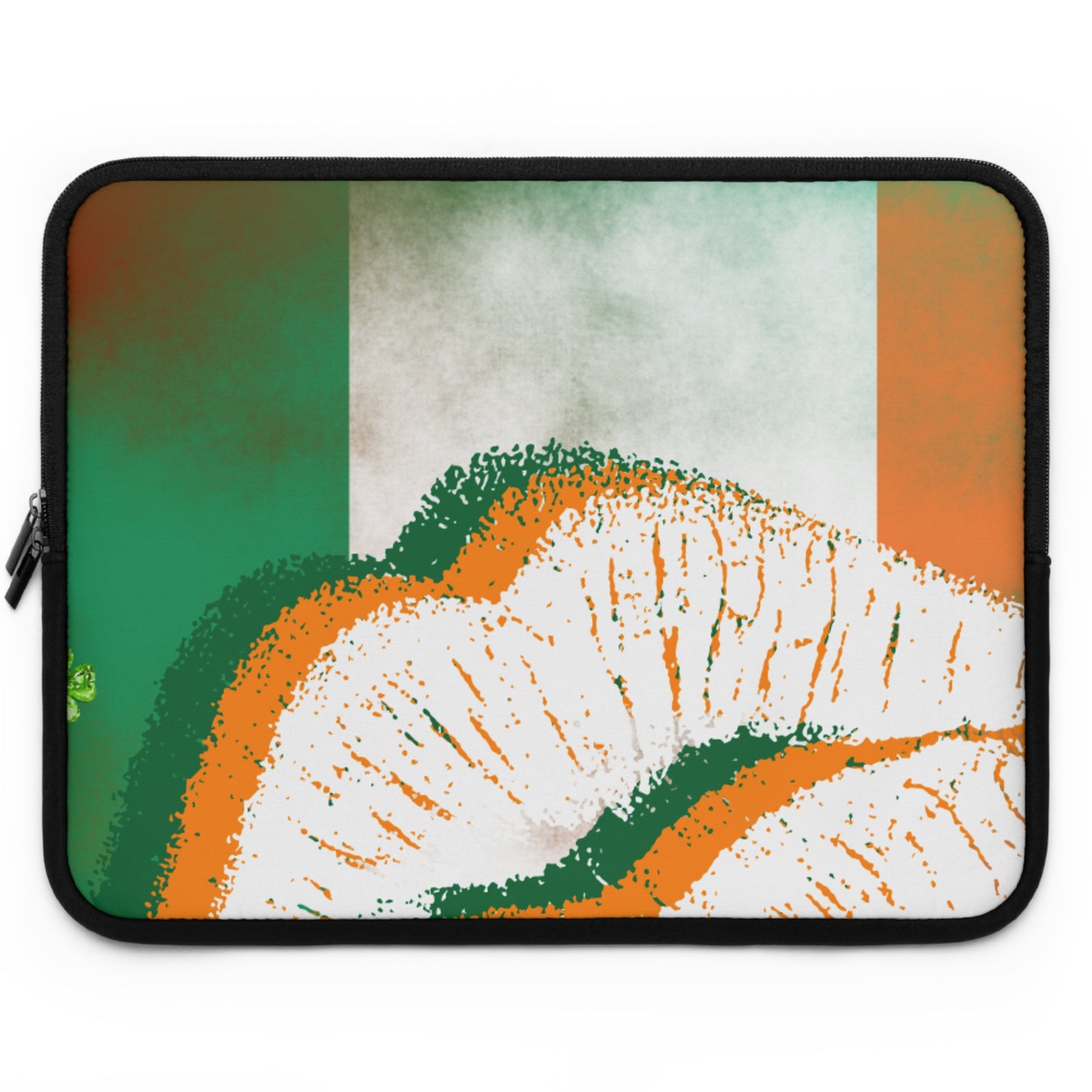 Laptop Sleeve – Irish Lip St. Patrick’s Day Design