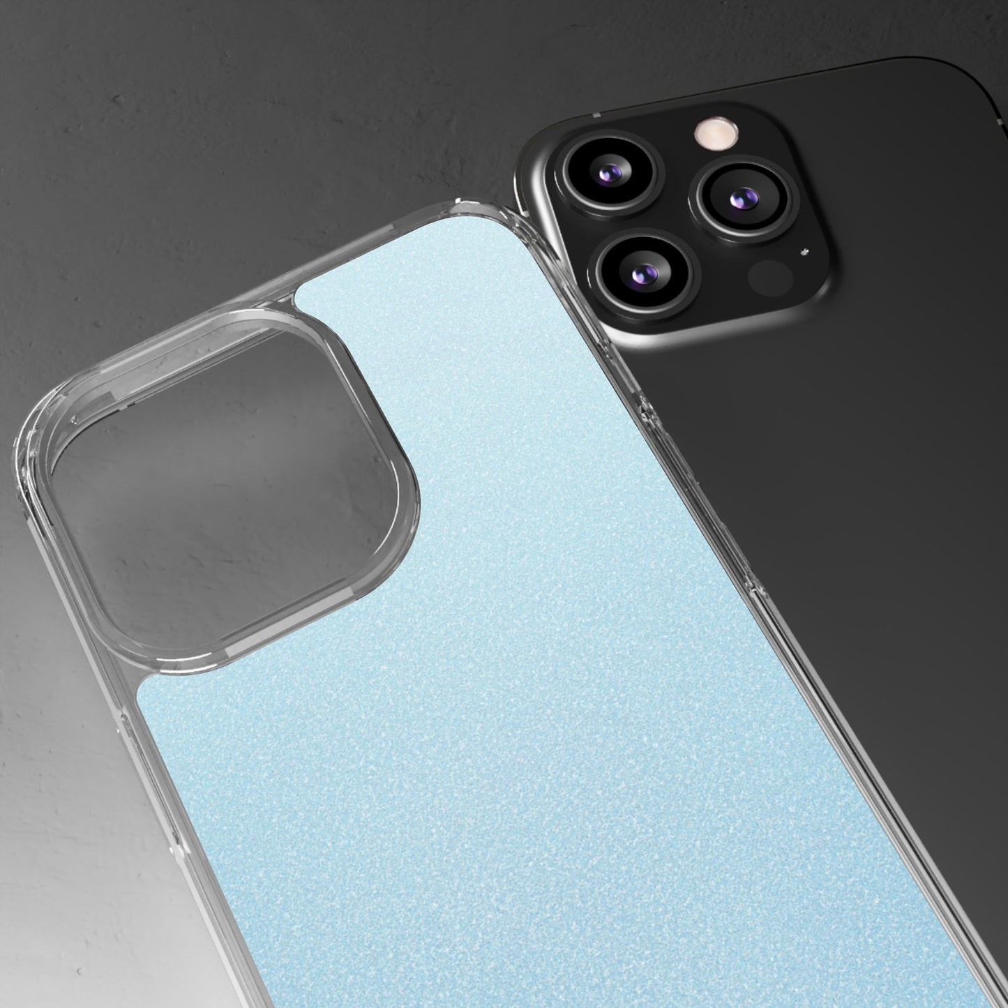 Clear Phone Case – Blue Whisper