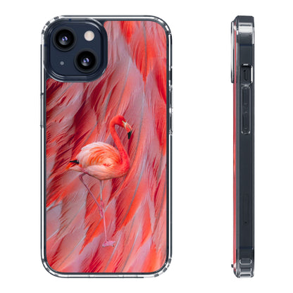 Clear Phone Case – Scarlet Plume