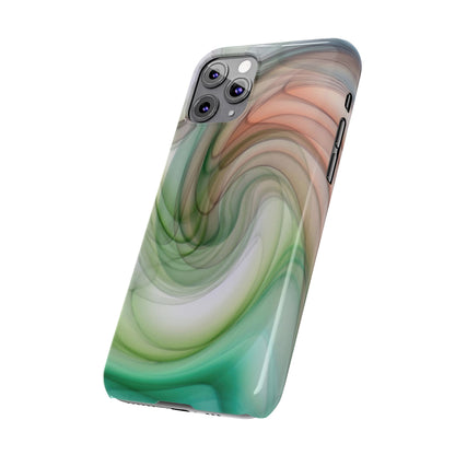 Slim Phone Case – Marble Flow