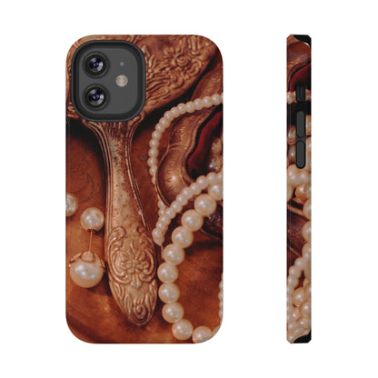 Impact-Resistant Phone Case – Bronze Vanity