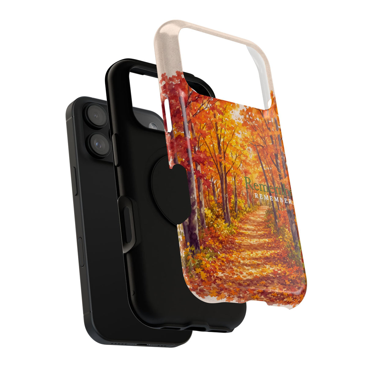 Impact-Resistant Phone Case – Autumn Remembered – Compatible with iPhone 11–17 & Samsung Galaxy S22–S26 Series