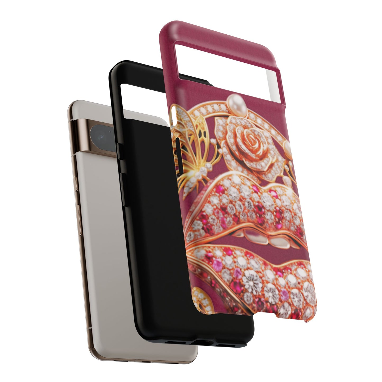 Protective Phone Case – Kiss of Gold